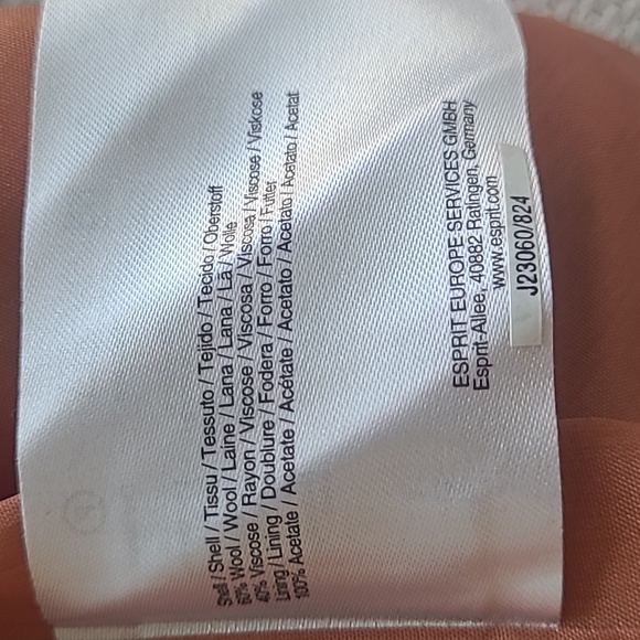 Espirit Collection Orange Mini Skirt - Picture 6 of 6